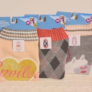 Dog Sweaters Pink Medium